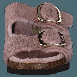 Scholl Ilary Fluffy Pink Röd och Brun Discount