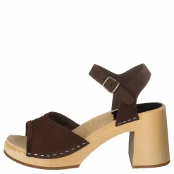 Swedish Hasbeens Inger Chocolate Brown Nubuck Brun Online