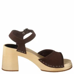 Swedish Hasbeens Inger Chocolate Brown Nubuck Brun Online