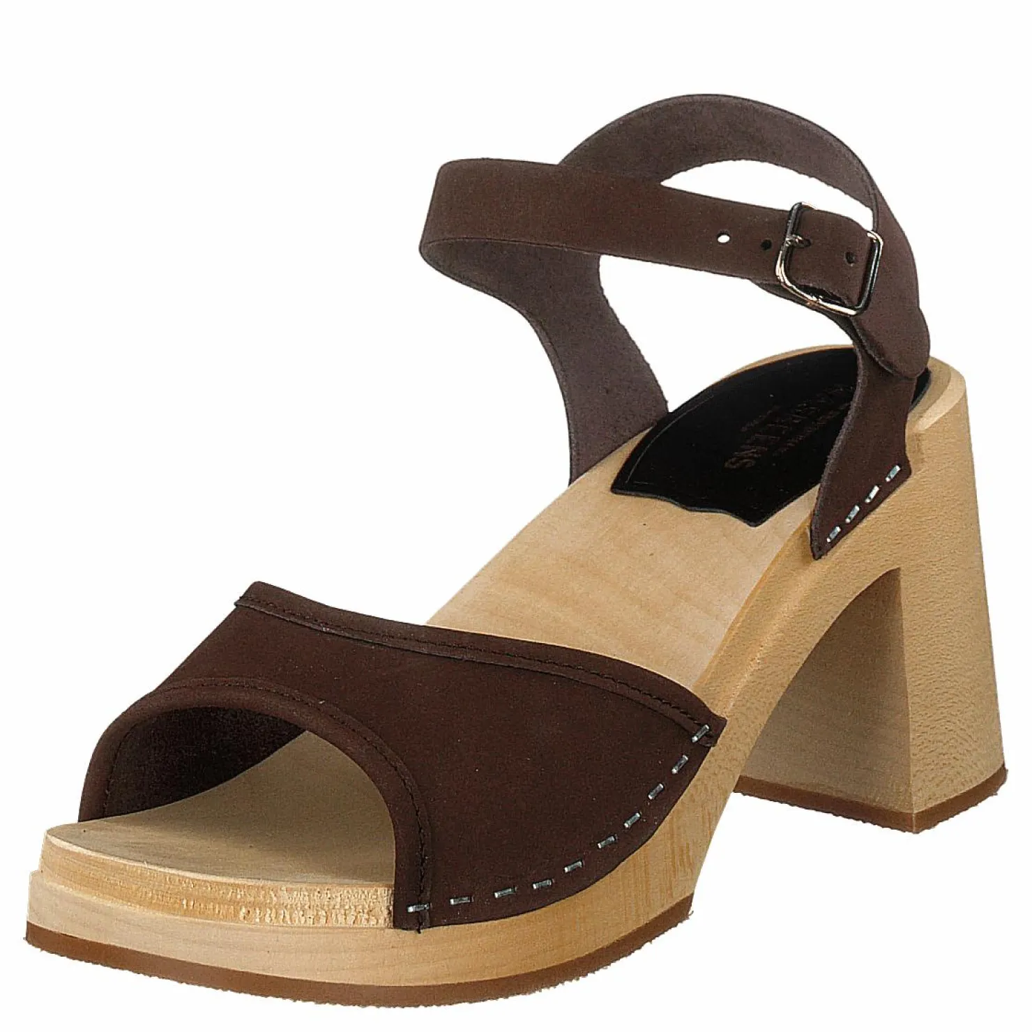 Swedish Hasbeens Inger Chocolate Brown Nubuck Brun Online
