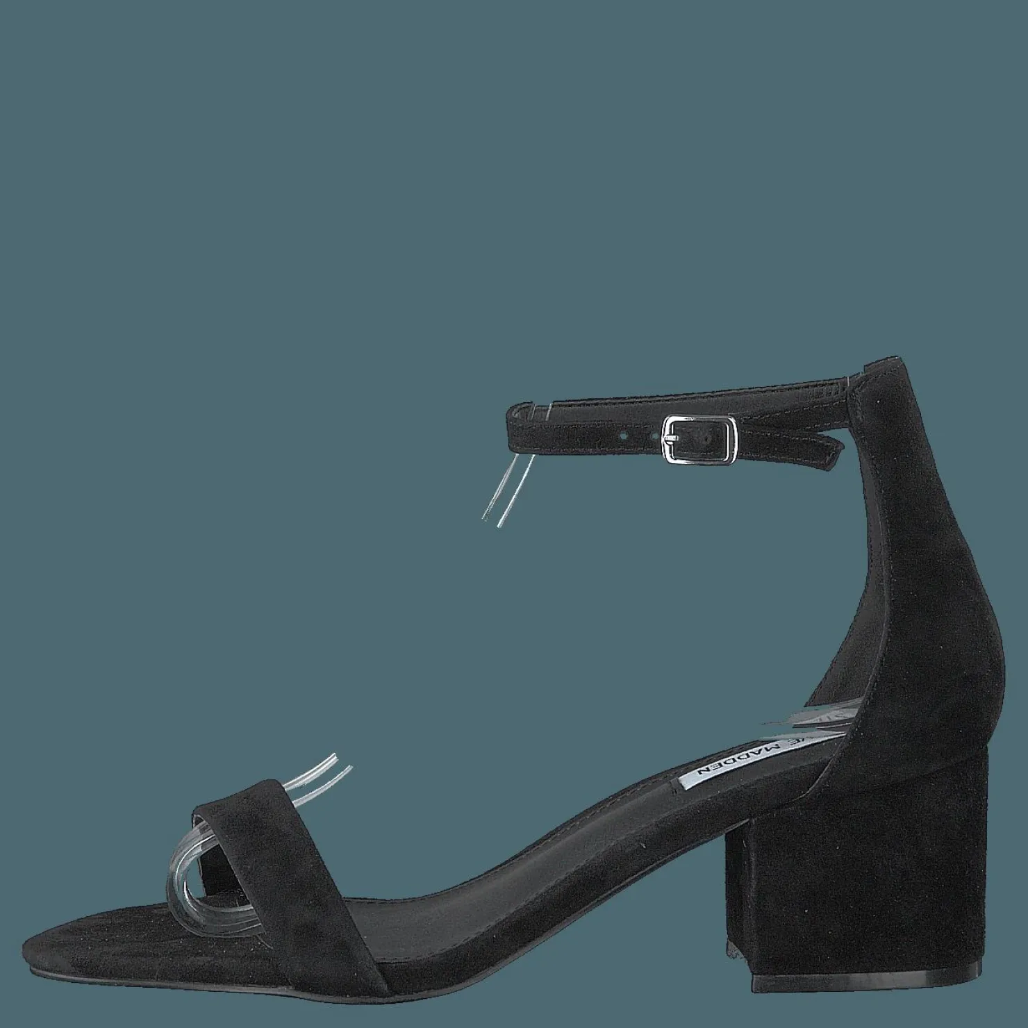 Steve Madden Irenee Black Suede Svart Clearance