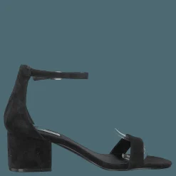 Steve Madden Irenee Black Suede Svart Clearance