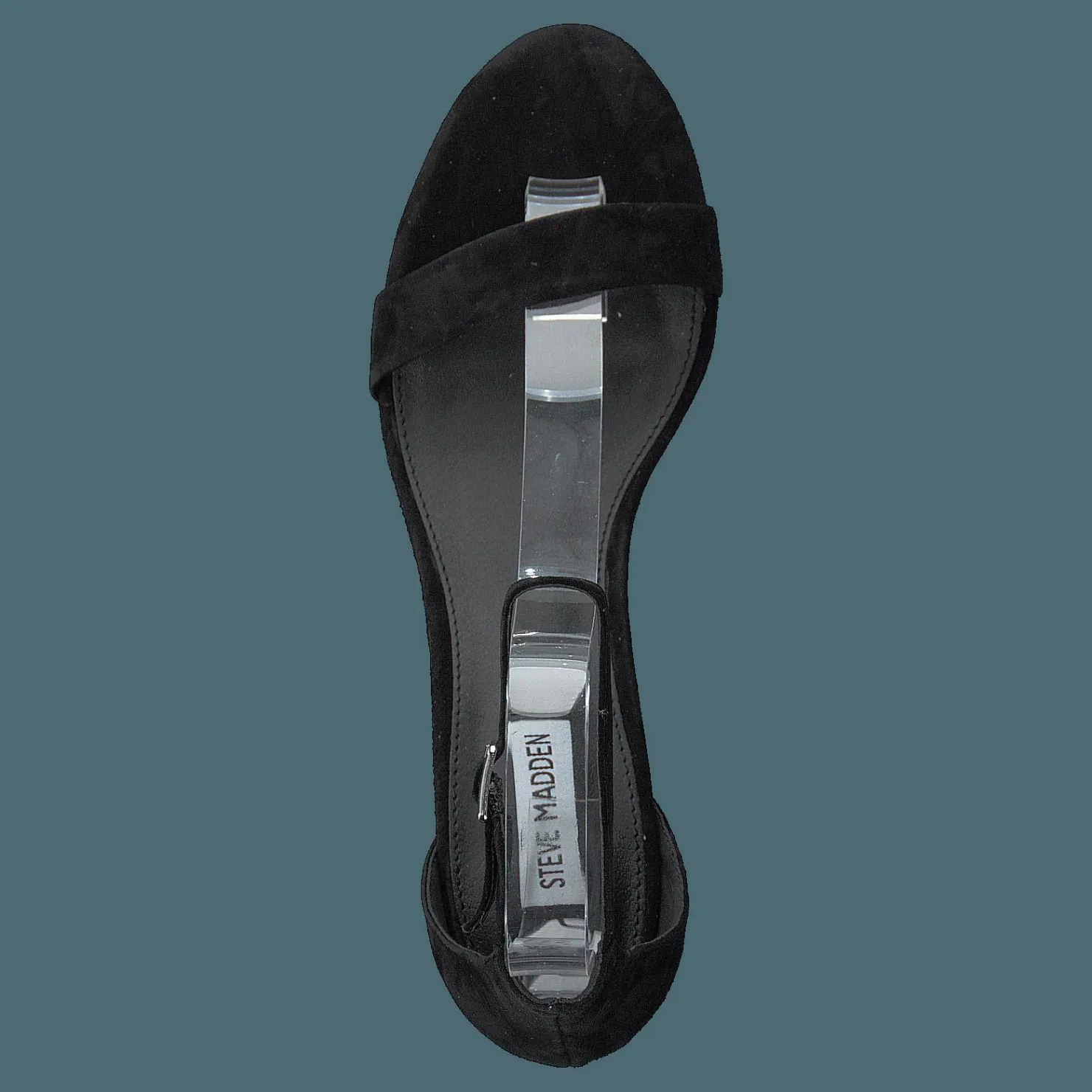 Steve Madden Irenee Black Suede Svart Clearance