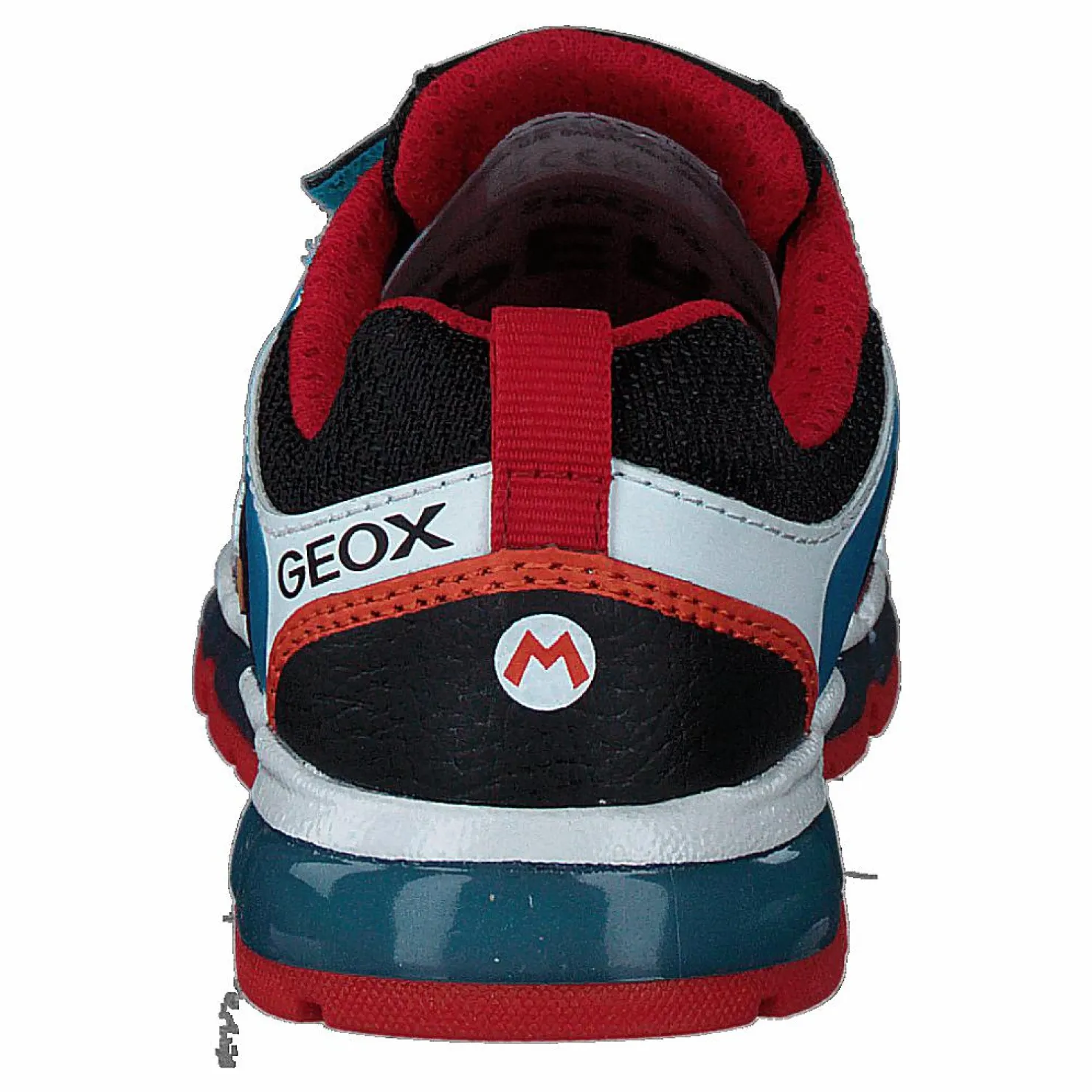 Geox J Android Boy Black/sky Röd och Svart New