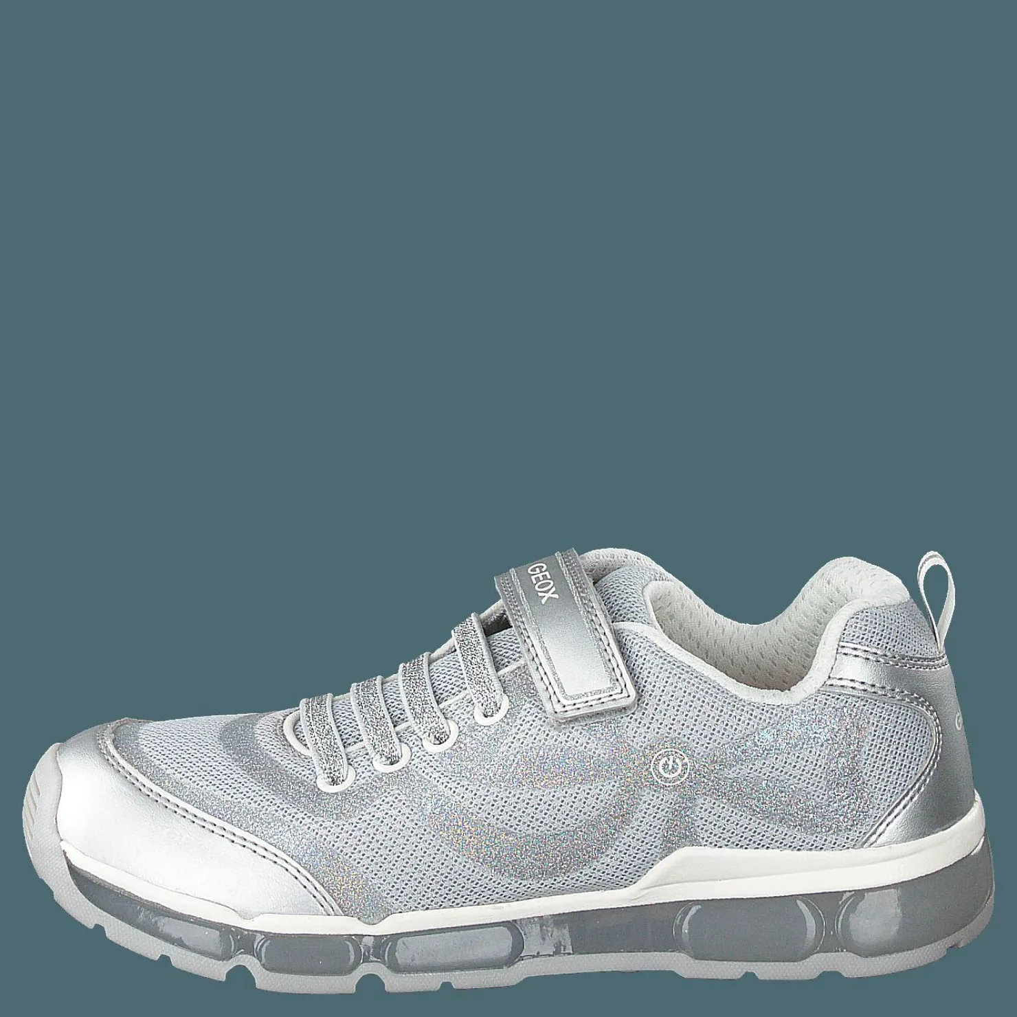 Geox J Android Girl Silver Silver och Grå Outlet