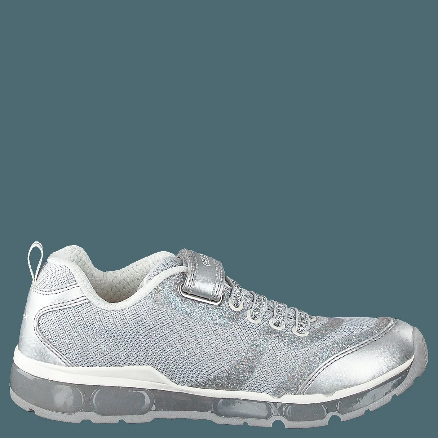 Geox J Android Girl Silver Silver och Grå Outlet