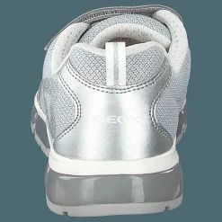 Geox J Android Girl Silver Silver och Grå Outlet