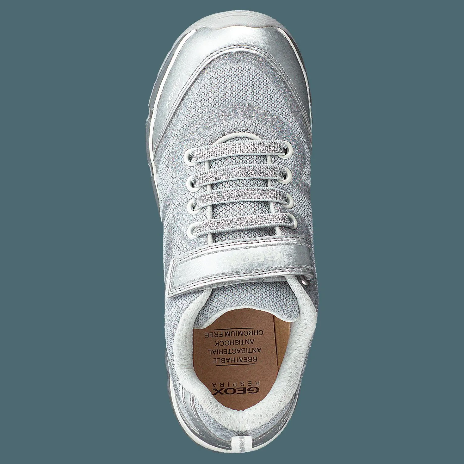Geox J Android Girl Silver Silver och Grå Outlet