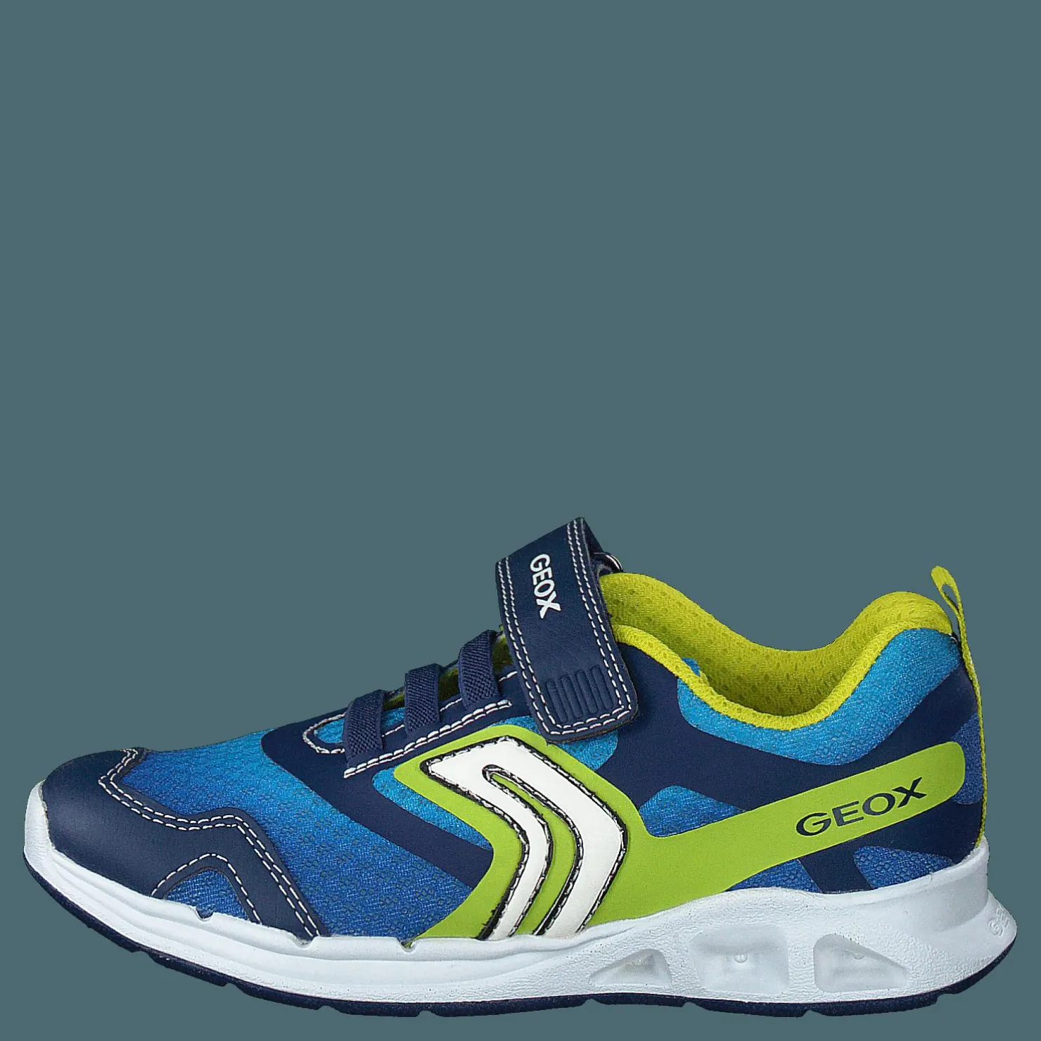 Geox J Dakin Boy Navy/lime Blå Sale