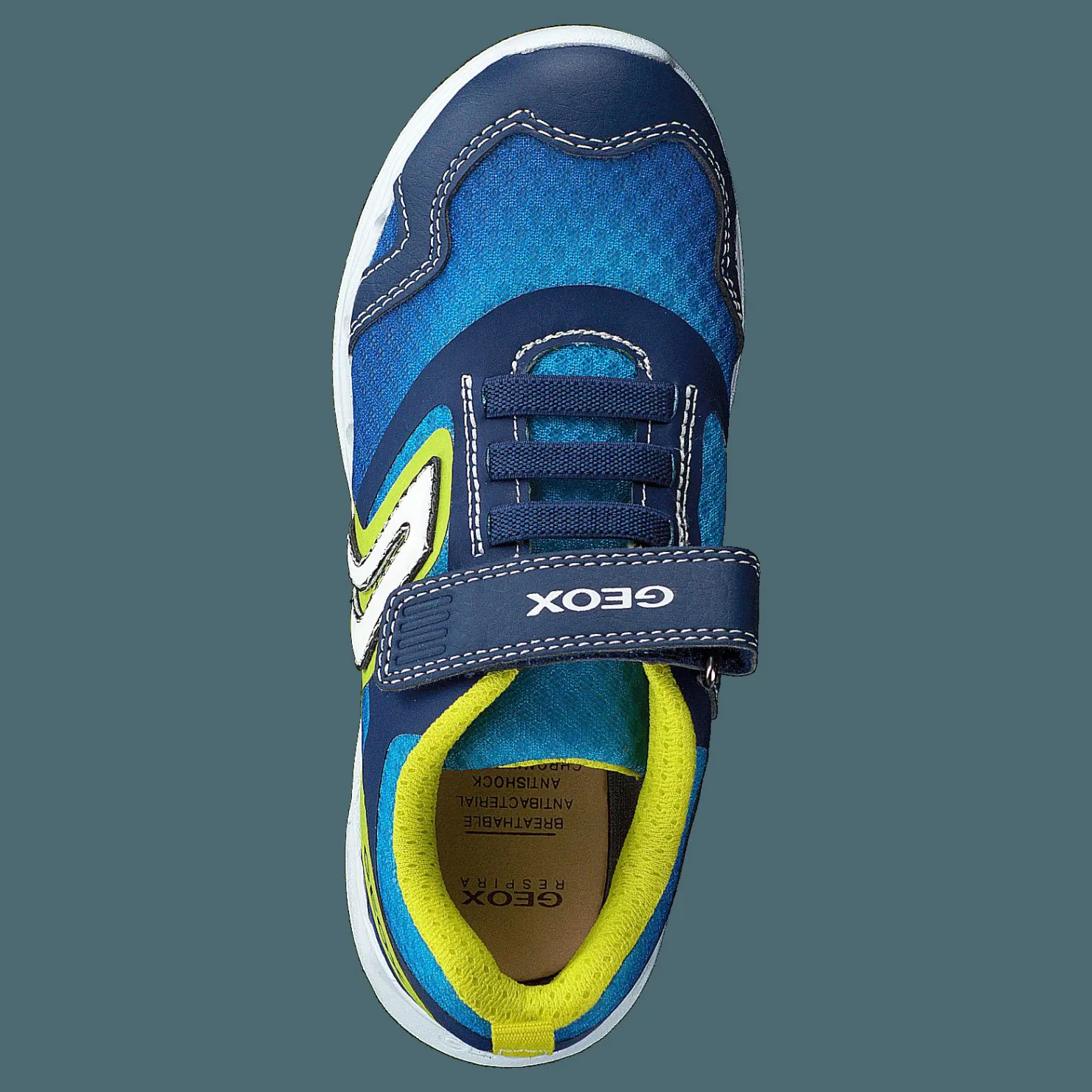 Geox J Dakin Boy Navy/lime Blå Sale