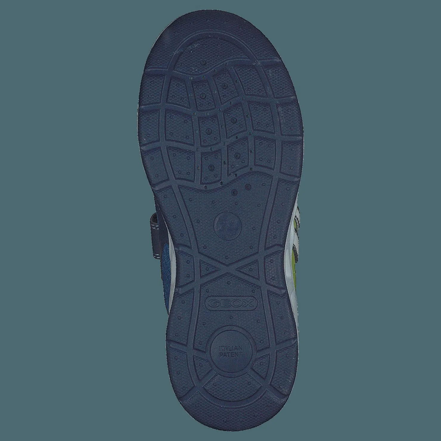 Geox J Dakin Boy Navy/lime Blå Sale