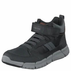 Geox J Flexyper Boy Black/grey Svart New