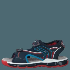 Geox J Sandal Android Boy Navy/red Blå Hot