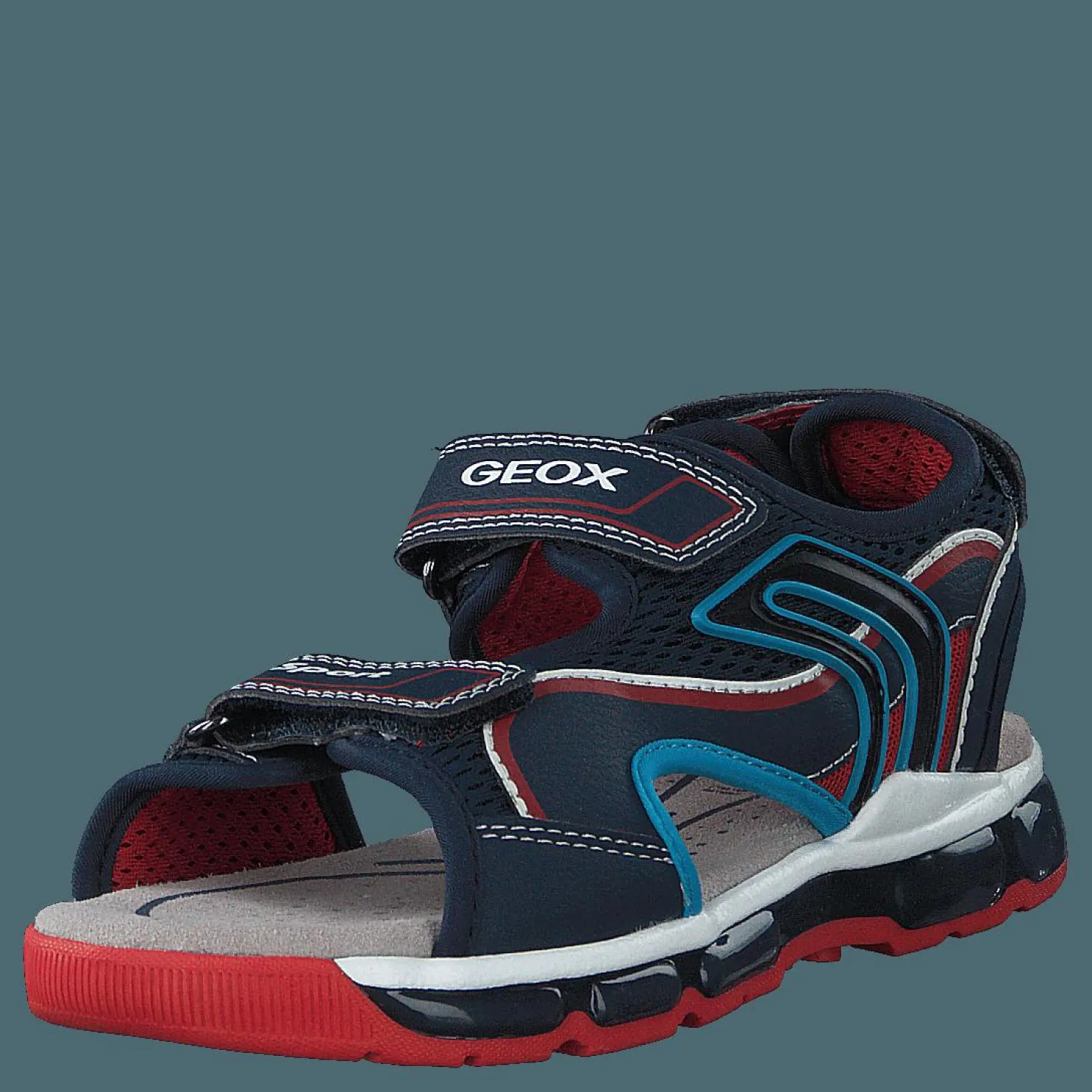 Geox J Sandal Android Boy Navy/red Blå Hot