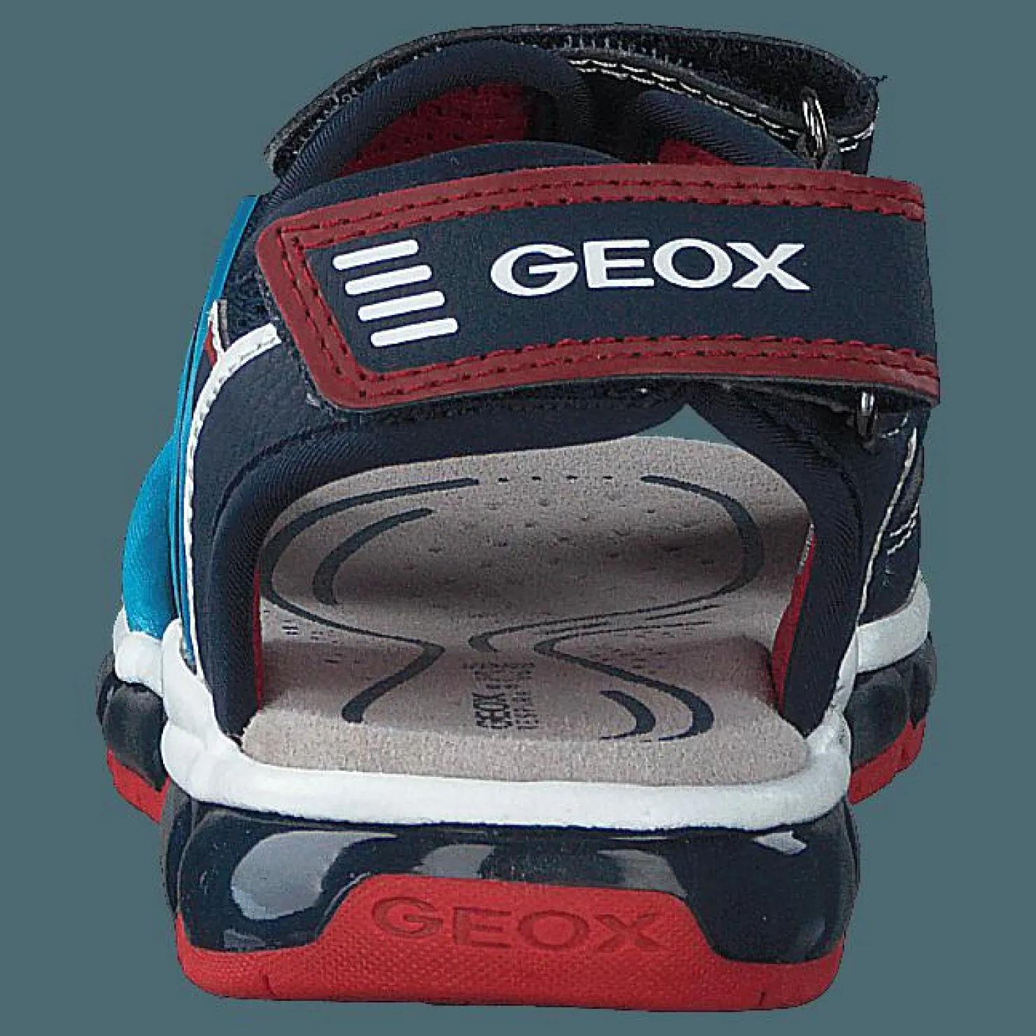 Geox J Sandal Android Boy Navy/red Blå Hot