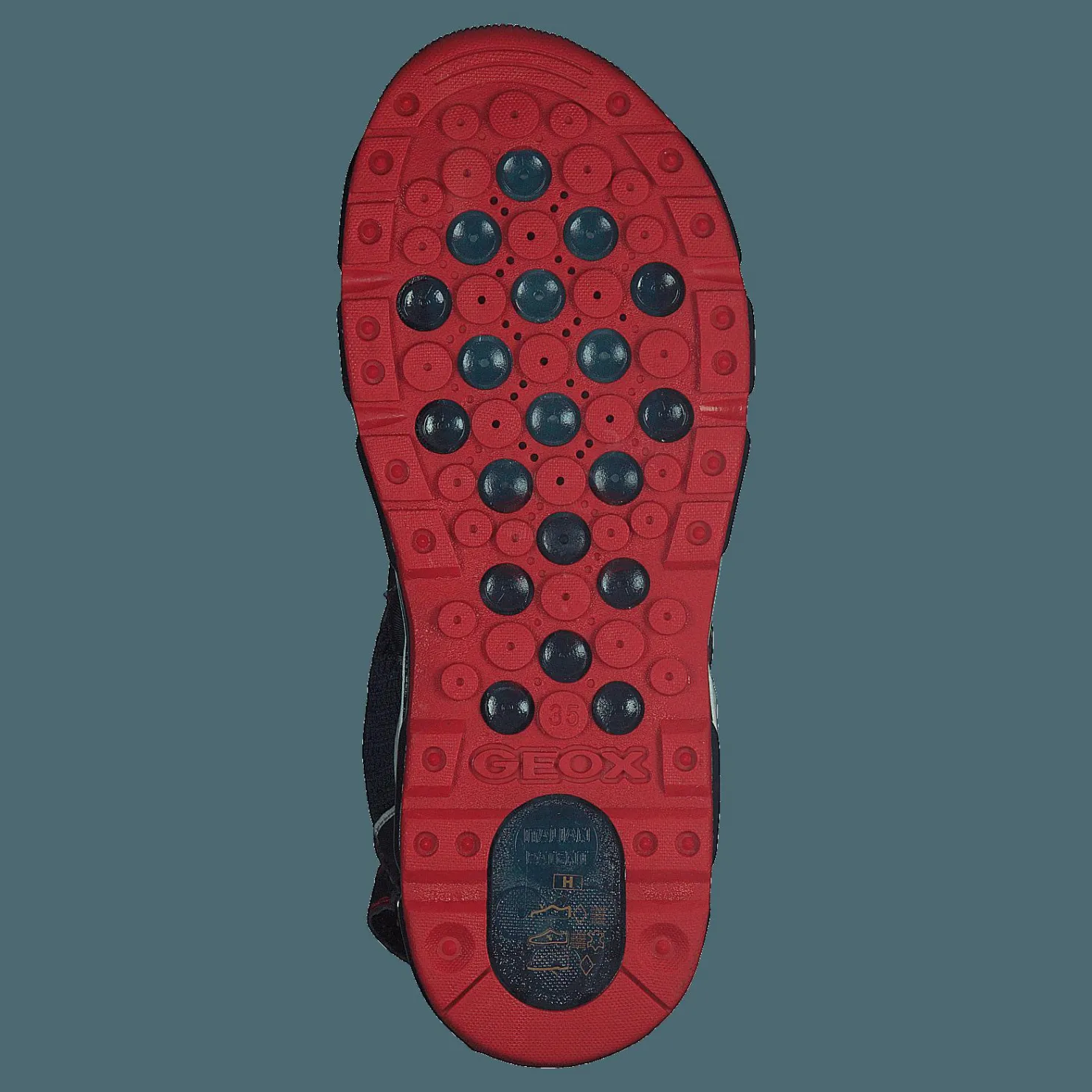 Geox J Sandal Android Boy Navy/red Blå Hot