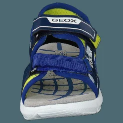 Geox J Sandal Flexyper Bo Navy/lime Blå