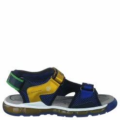 Geox J S.android B Royal/yellow Blå Outlet