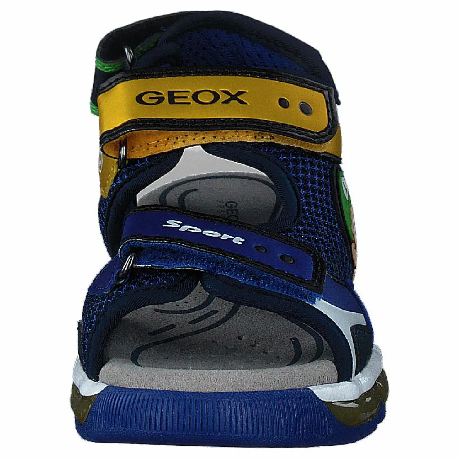 Geox J S.android B Royal/yellow Blå Outlet