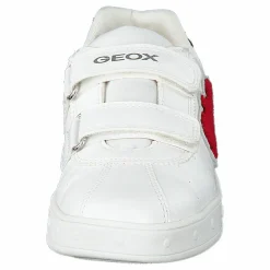 Geox J Skylin Girl Pink/white Vit Outlet