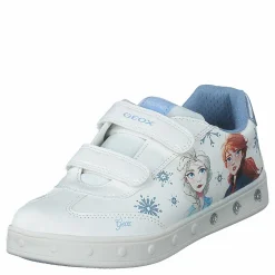 Geox J Skylin Girl White/sky Vit