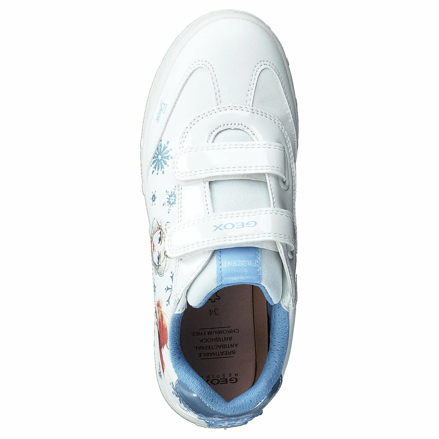 Geox J Skylin Girl White/sky Vit
