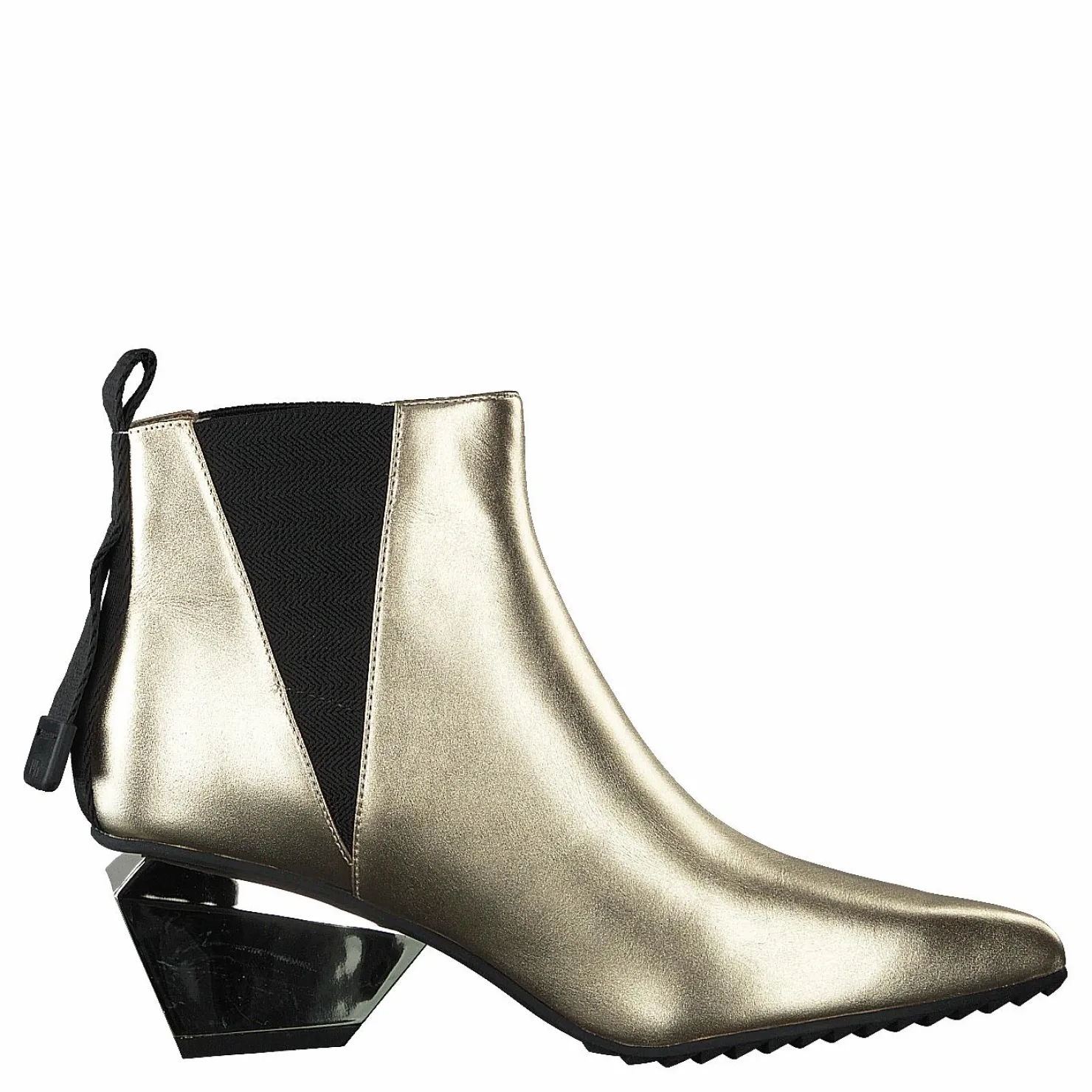 United Nude Jacky Tek Bootie Mid Gold Guld och Beige Best