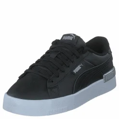 Puma Jada Jr Black- Silver Svart Outlet