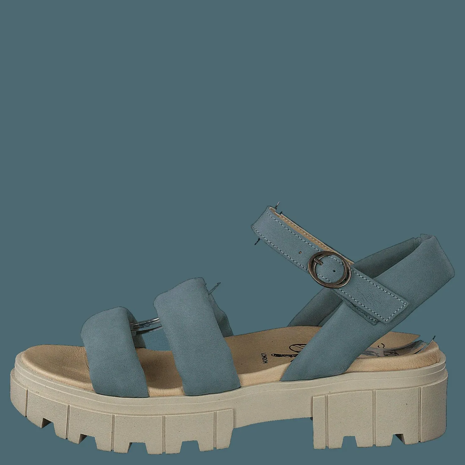 Fly London Jela864fly Pale Blue Brun, Beige och Turkos Clearance