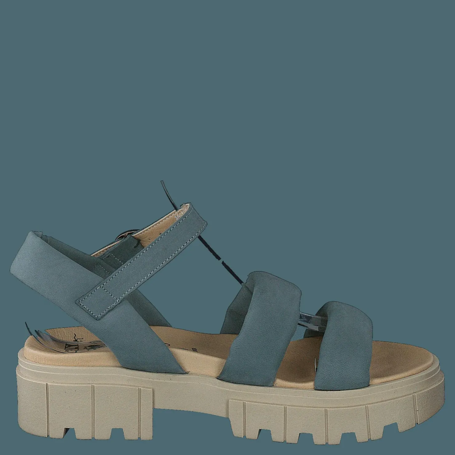 Fly London Jela864fly Pale Blue Brun, Beige och Turkos Clearance