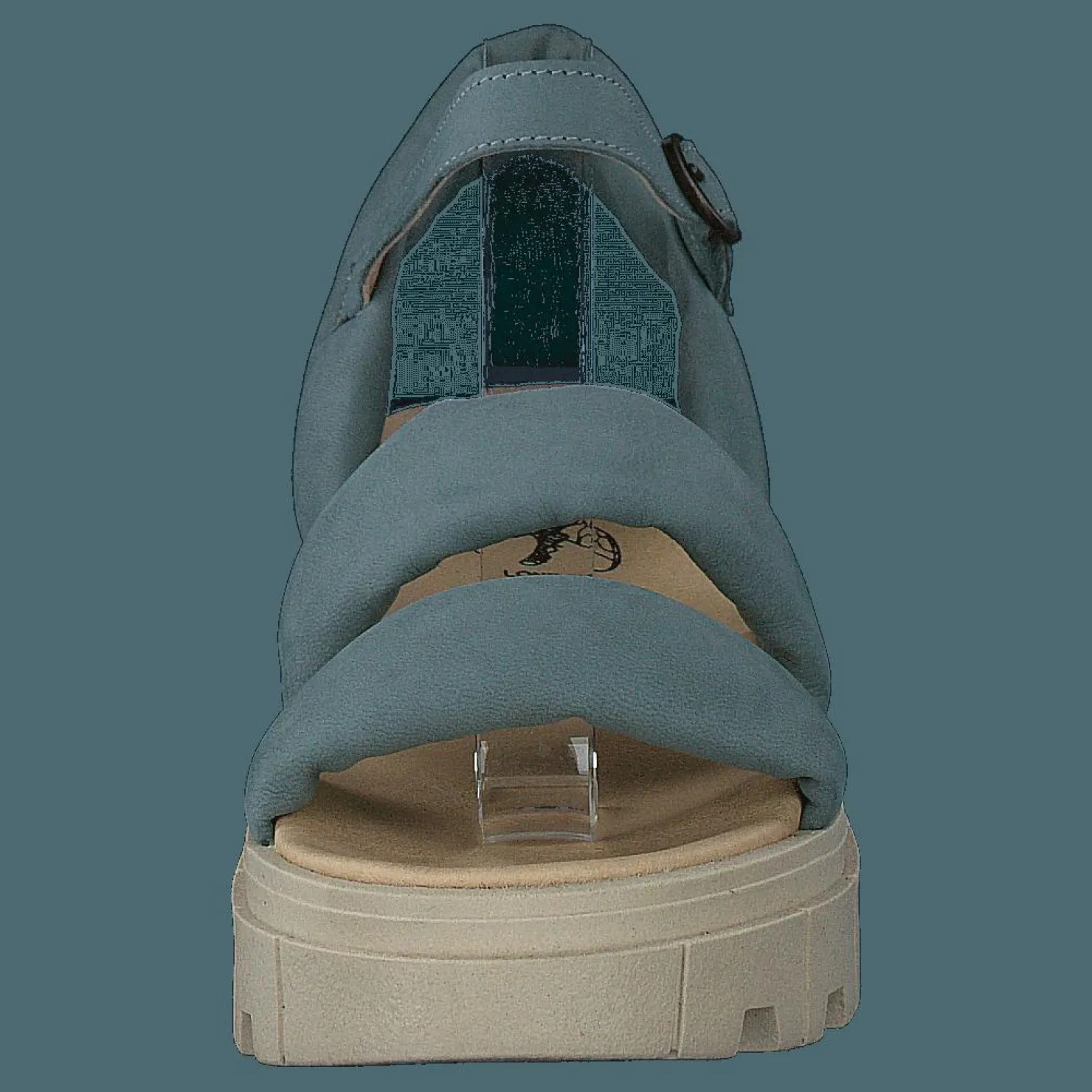 Fly London Jela864fly Pale Blue Brun, Beige och Turkos Clearance