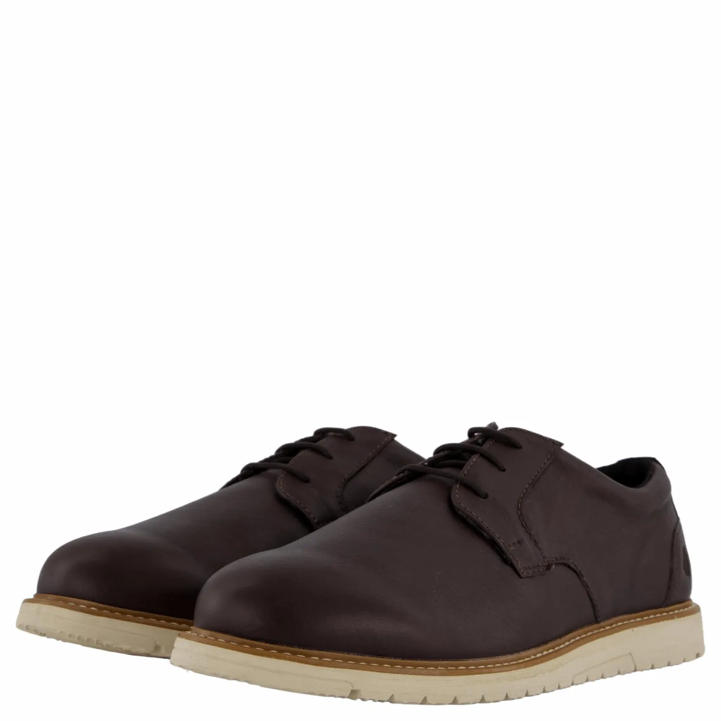 Hush Puppies Jenson Oxford Dark Leather Brown Clearance