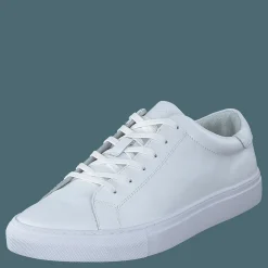 Polo Ralph Lauren Jermain Leather Sneaker White Vit Clearance