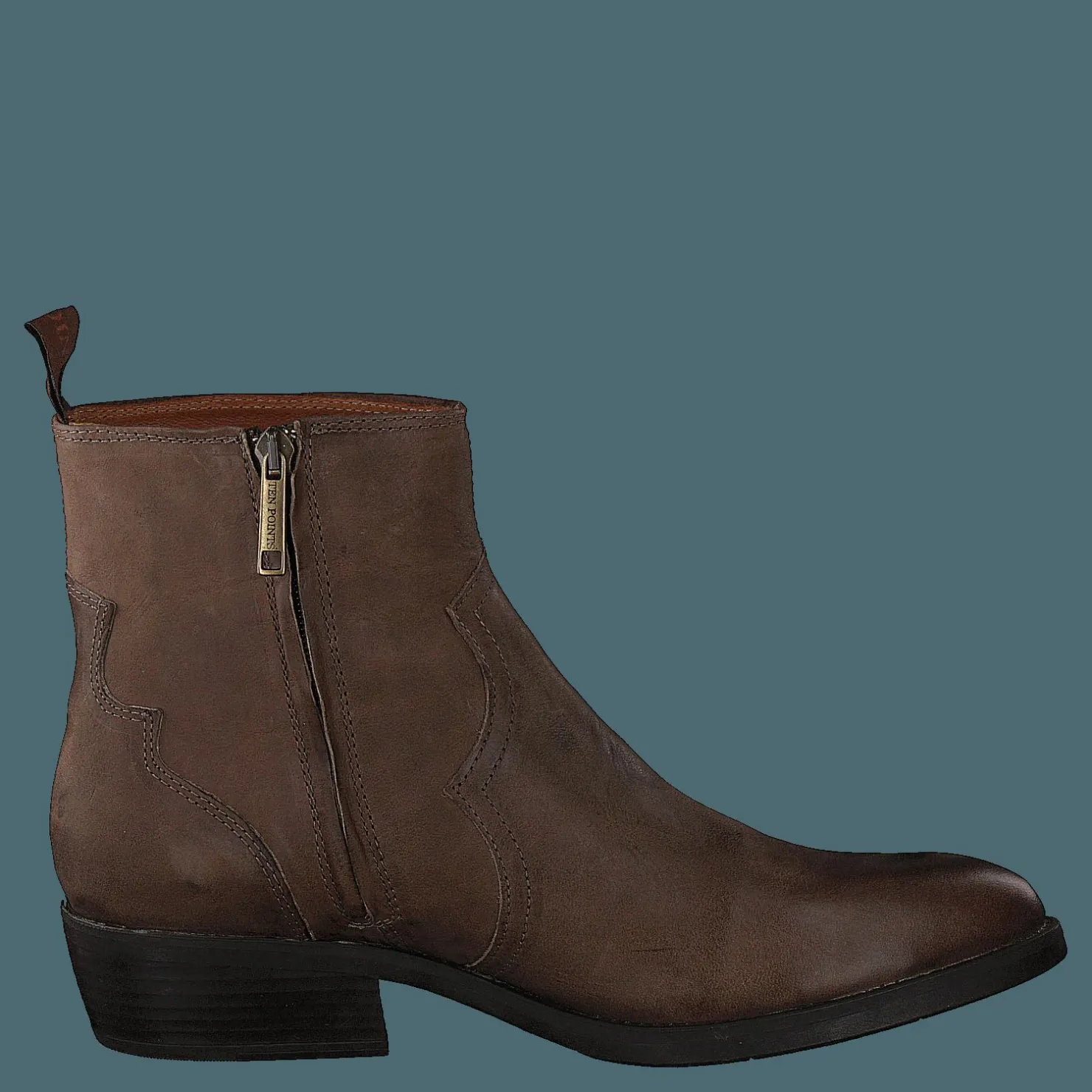 Ten Points Jessie Caribou Taupe Brun New
