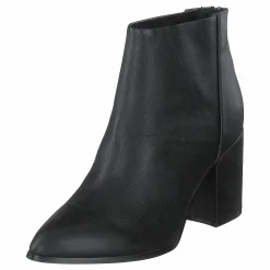 Steve Madden Jillian Black Leather Svart Hot