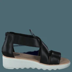 Clarks Jillian Rise Black Leather Svart