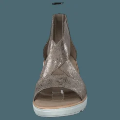 Clarks Jillian Rise Pewter Metallic Beige och Brun Sale