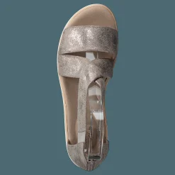 Clarks Jillian Rise Pewter Metallic Beige och Brun Sale