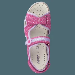 Geox Jr Sandal Roxanne Fuchsia/lilac Grå och Rosa Hot