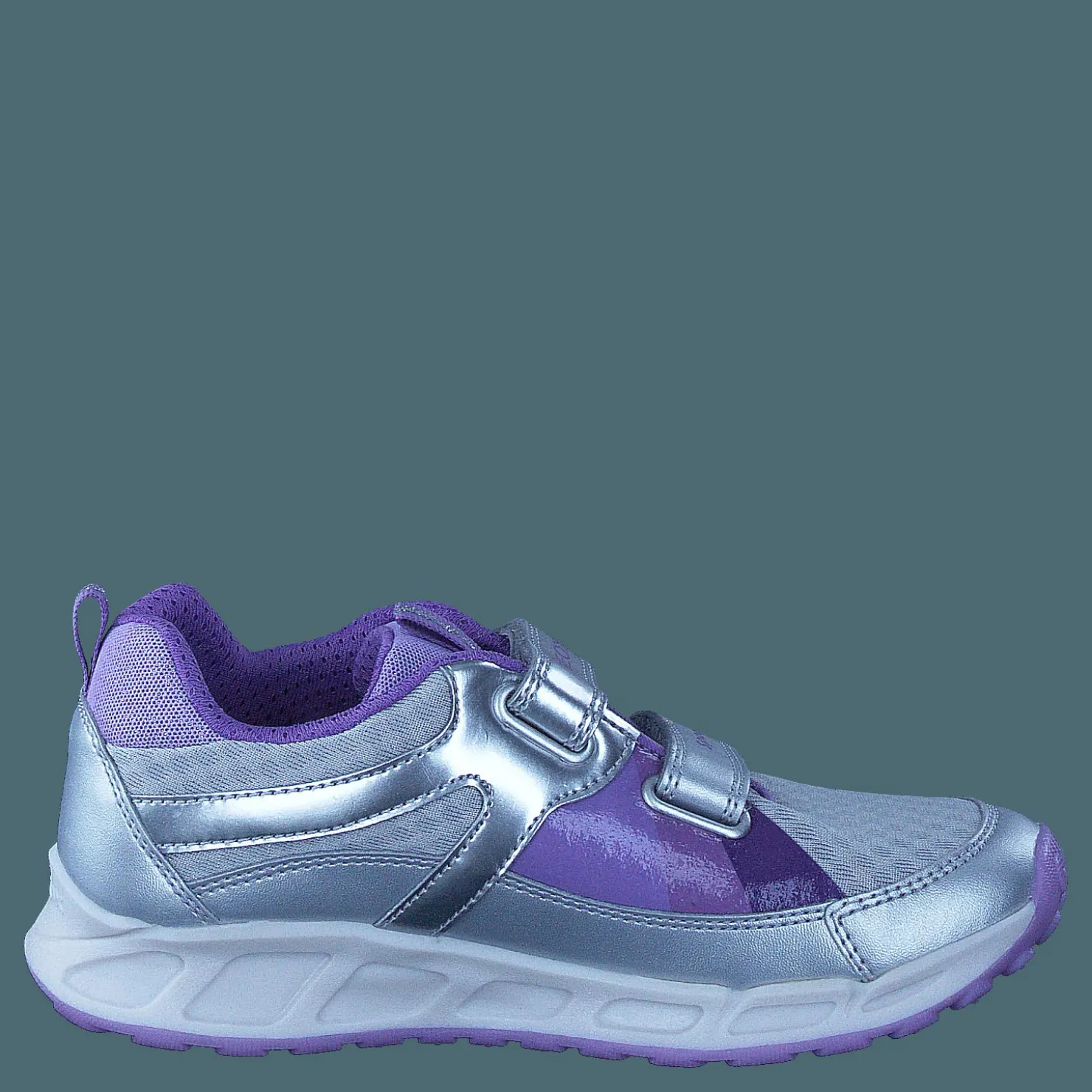 Geox Jr Shuttle Silver/lilac Silver och Blå Hot