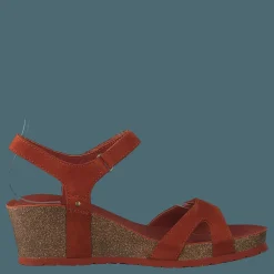 Panama Jack Julia Basics Nobuck Teja/tile Brun och Röd Clearance