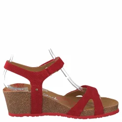 Panama Jack Julia Menorca Velour Rojo/red Röd och Brun Best