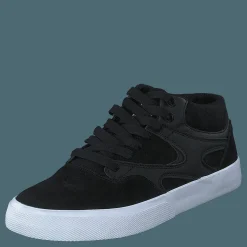 DC Shoes Kalis Vulc Mid Black/black/white Svart Outlet