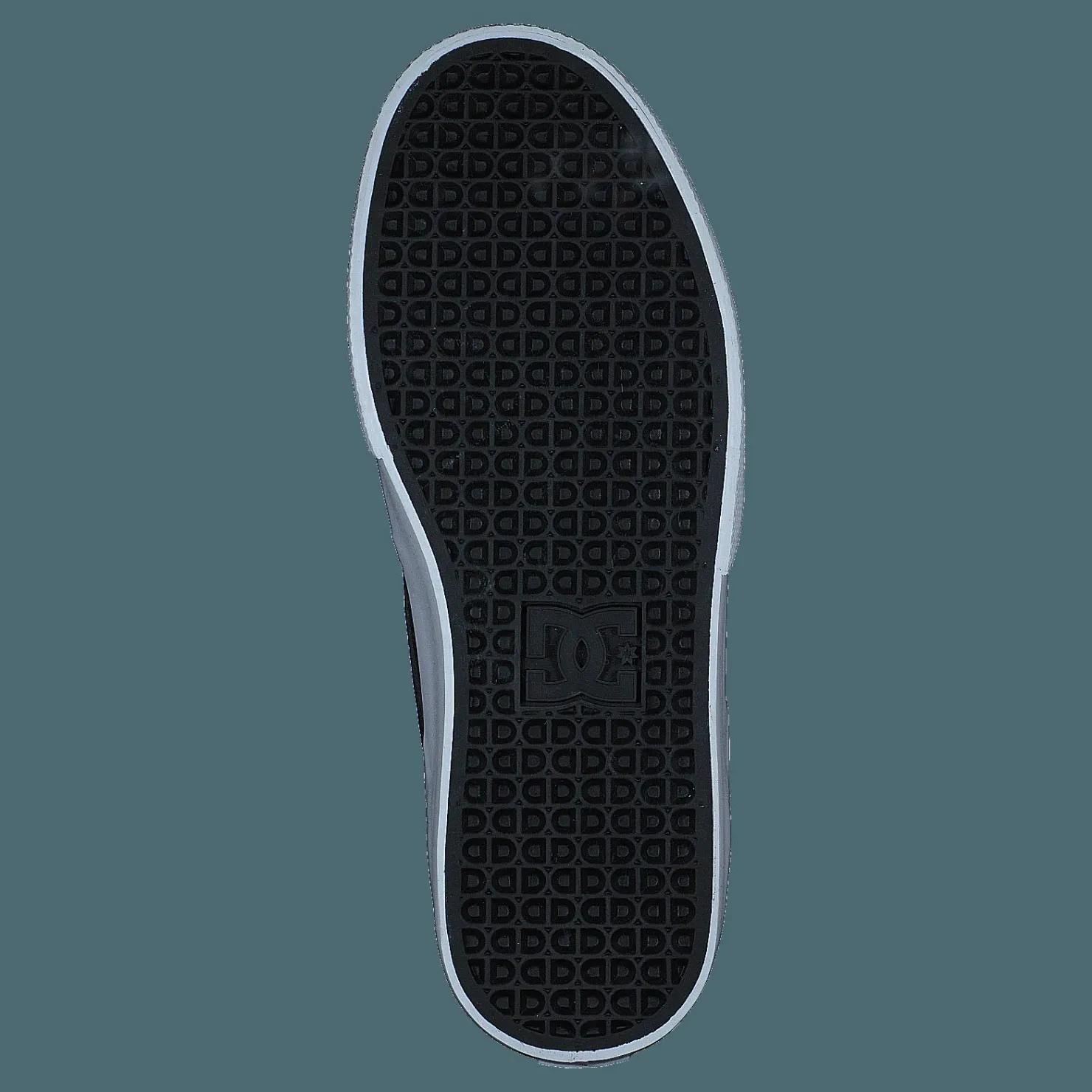DC Shoes Kalis Vulc Mid Black/black/white Svart Outlet