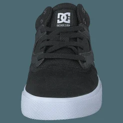 DC Shoes Kalis Vulc Mid Black/white Svart Outlet