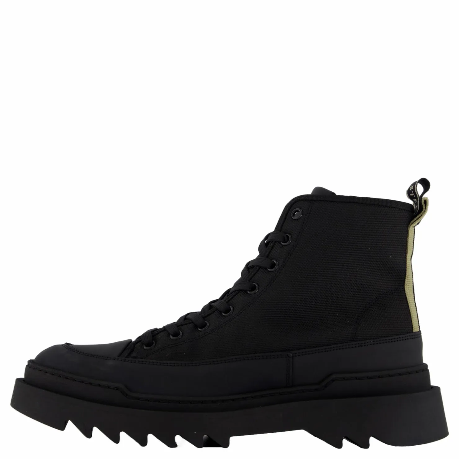 Sneaky Steve Kamiki High U Textile Black Svart Outlet