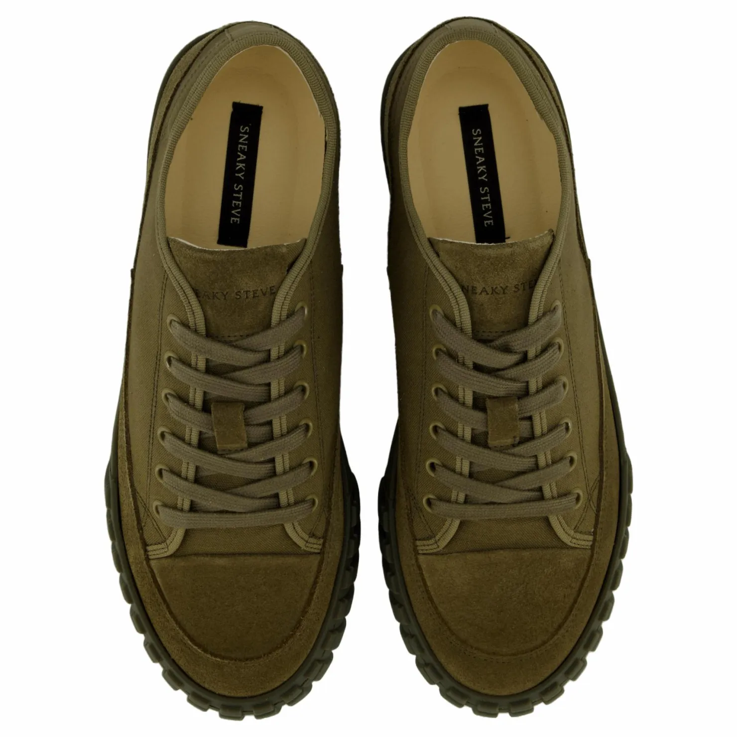 Sneaky Steve Karma Low U Textile Kaki Brun Best