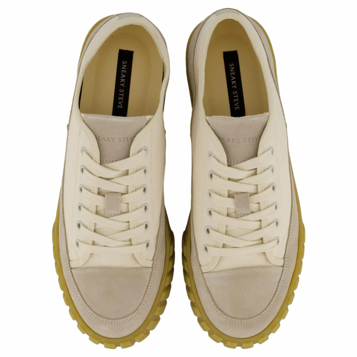 Sneaky Steve Karma Low U Textile Off Beige Clearance