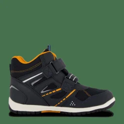 Leaf Kasuri Navy/orange Blå Outlet