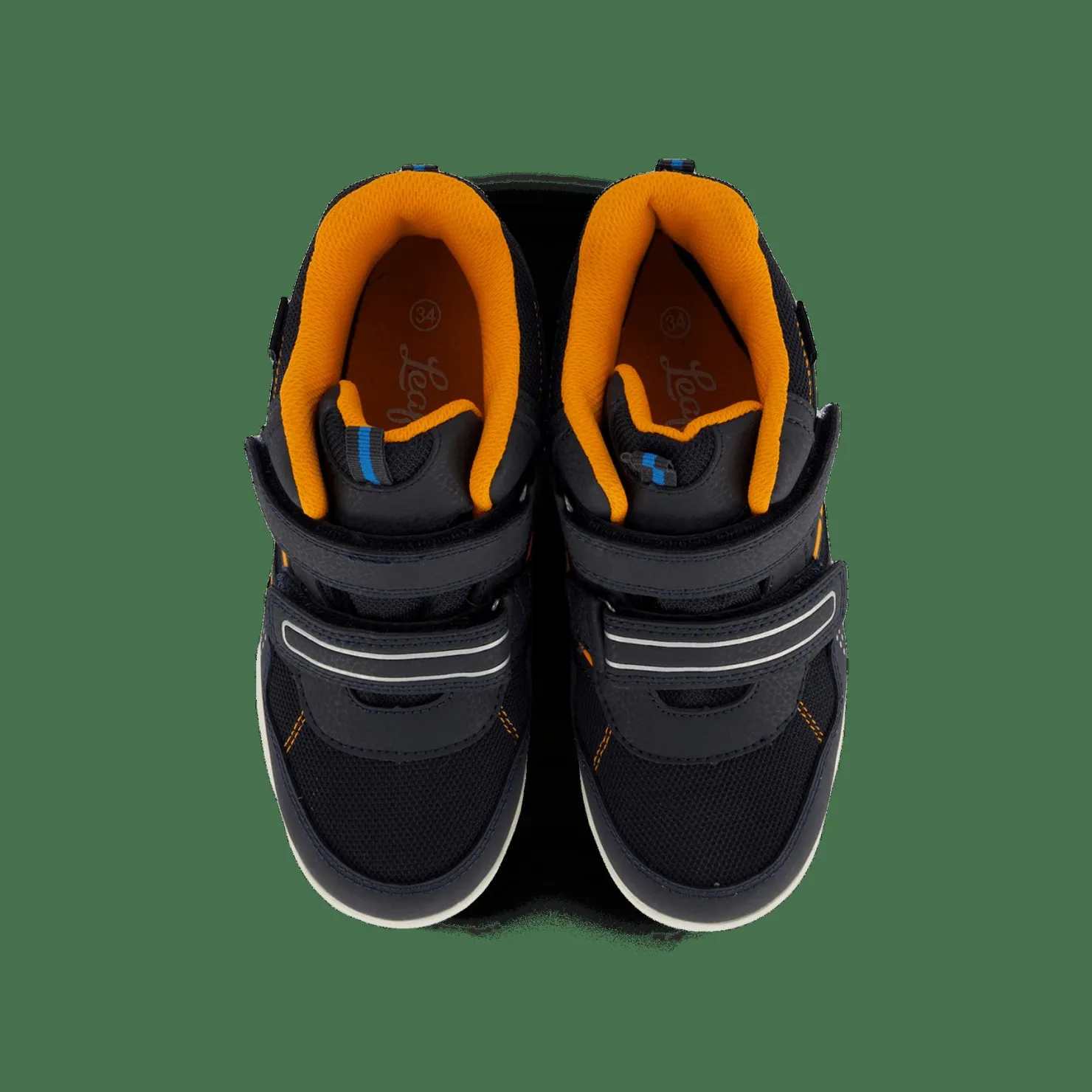 Leaf Kasuri Navy/orange Blå Outlet